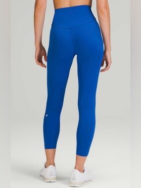 NWOT New Lululemon Base Pace High-Rise Tight 25" Symphony Blue